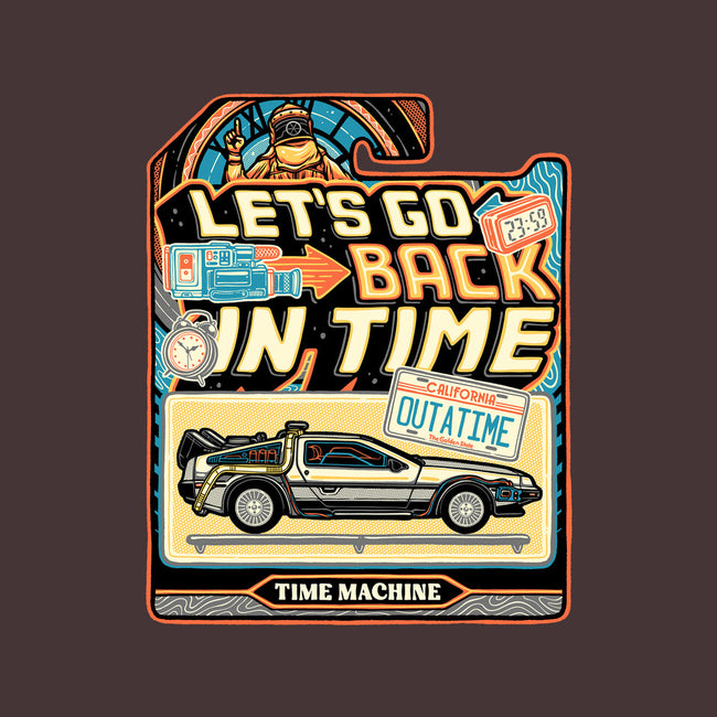 Time Machine Vehicle-None-Non-Removable Cover w Insert-Throw Pillow-glitchygorilla