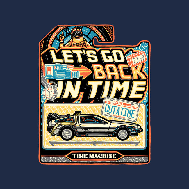 Time Machine Vehicle-None-Beach-Towel-glitchygorilla