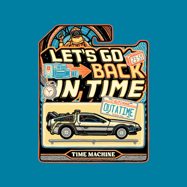 Time Machine Vehicle-None-Removable Cover w Insert-Throw Pillow-glitchygorilla