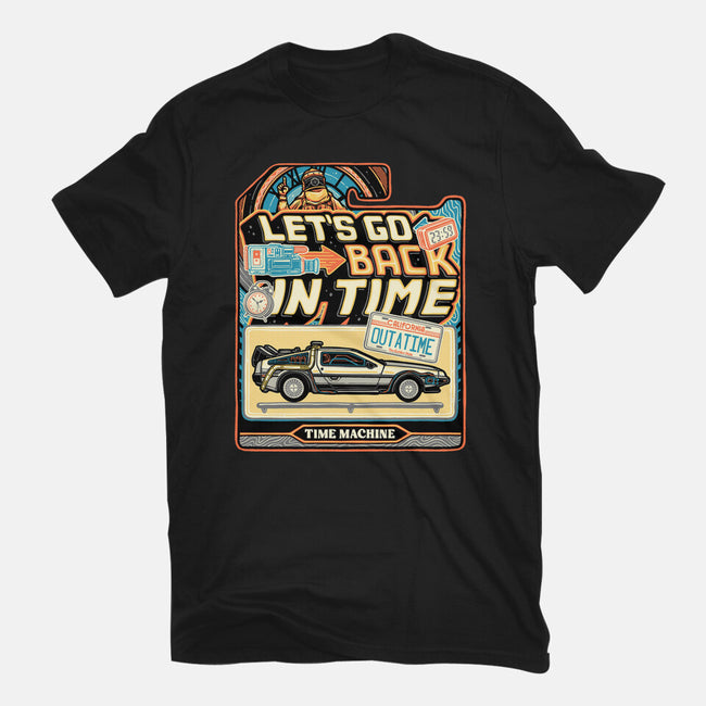 Time Machine Vehicle-Unisex-Basic-Tee-glitchygorilla