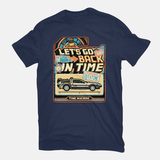 Time Machine Vehicle-Unisex-Basic-Tee-glitchygorilla