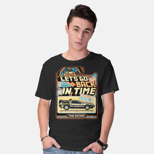 Time Machine Vehicle-Mens-Basic-Tee-glitchygorilla