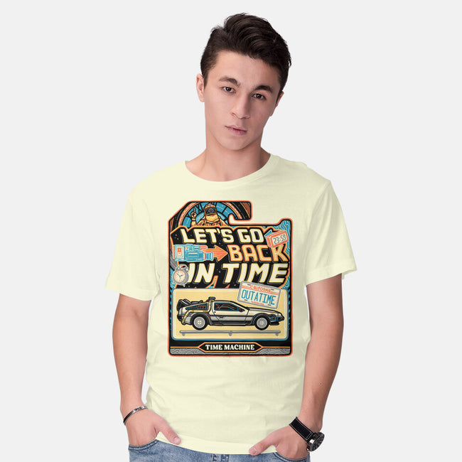 Time Machine Vehicle-Mens-Basic-Tee-glitchygorilla