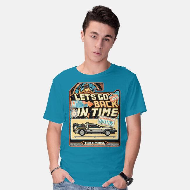 Time Machine Vehicle-Mens-Basic-Tee-glitchygorilla