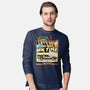 Time Machine Vehicle-Mens-Long Sleeved-Tee-glitchygorilla