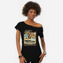 Time Machine Vehicle-Womens-Off Shoulder-Tee-glitchygorilla