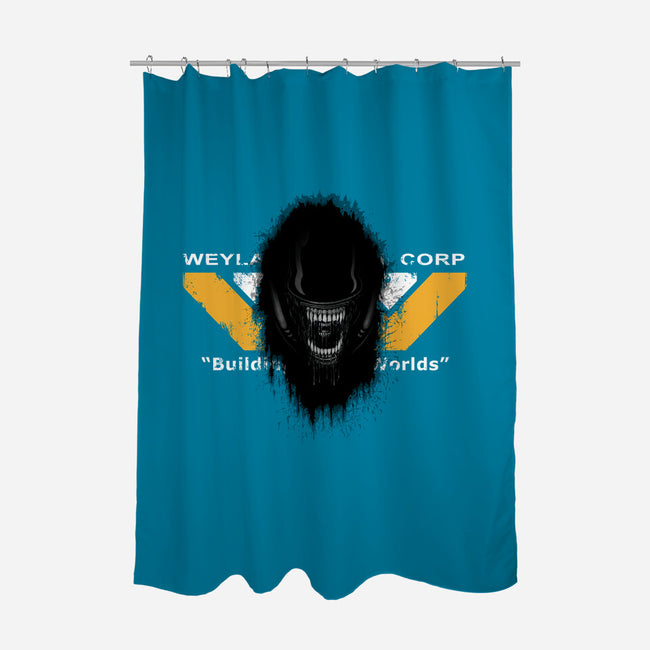 Infest-None-Polyester-Shower Curtain-pigboom