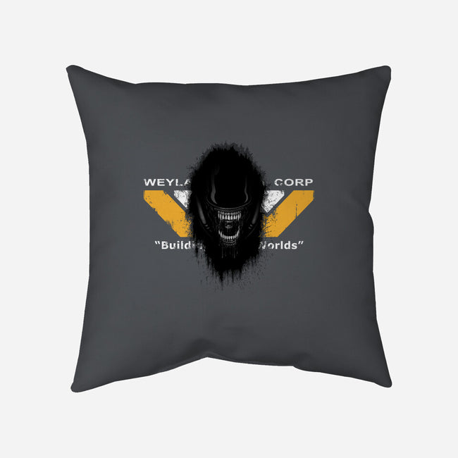 Infest-None-Non-Removable Cover w Insert-Throw Pillow-pigboom