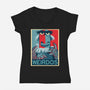 Weirdos-Womens-V-Neck-Tee-SeamusAran