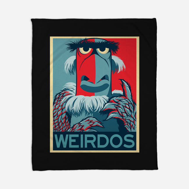 Weirdos-None-Fleece-Blanket-SeamusAran