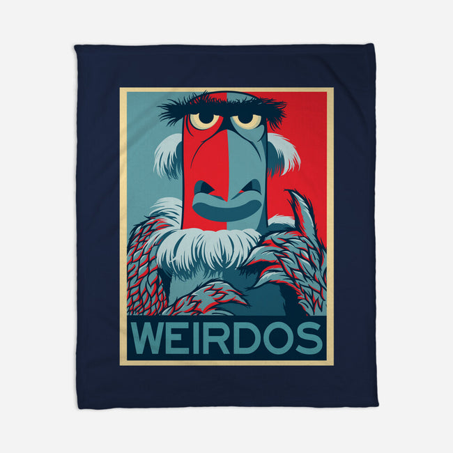 Weirdos-None-Fleece-Blanket-SeamusAran