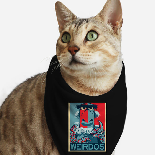 Weirdos-Cat-Bandana-Pet Collar-SeamusAran