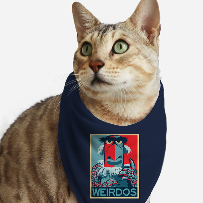 Weirdos-Cat-Bandana-Pet Collar-SeamusAran