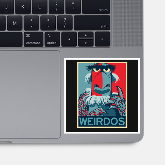 Weirdos-None-Glossy-Sticker-SeamusAran