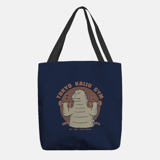 Tokyo Kaiju Gym-None-Basic Tote-Bag-pigboom