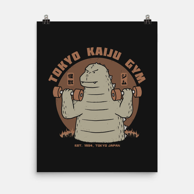 Tokyo Kaiju Gym-None-Matte-Poster-pigboom