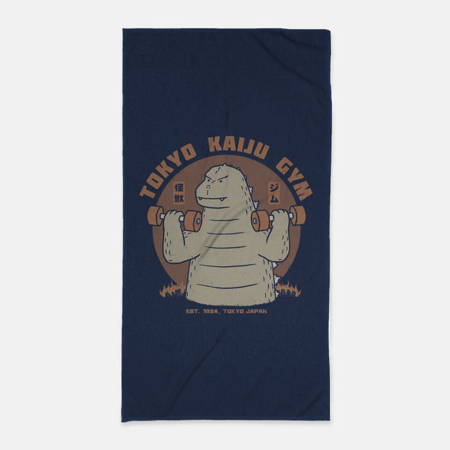 Tokyo Kaiju Gym-None-Beach-Towel-pigboom