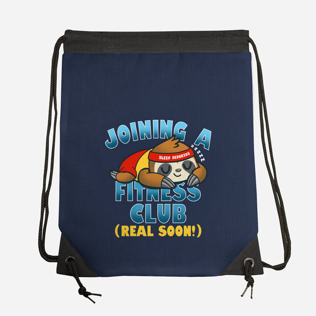 Fitness Sloth-None-Drawstring-Bag-Boggs Nicolas