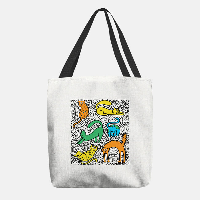 Kitty Haring-None-Basic Tote-Bag-estudiofitas