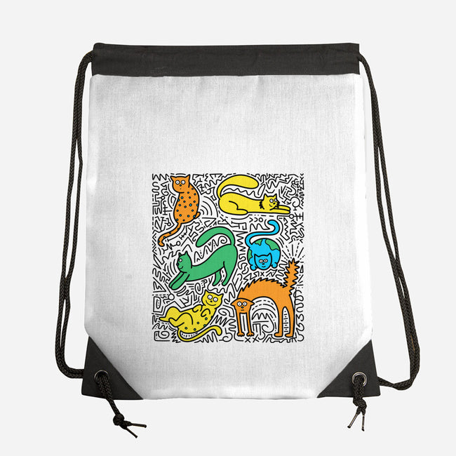 Kitty Haring-None-Drawstring-Bag-estudiofitas