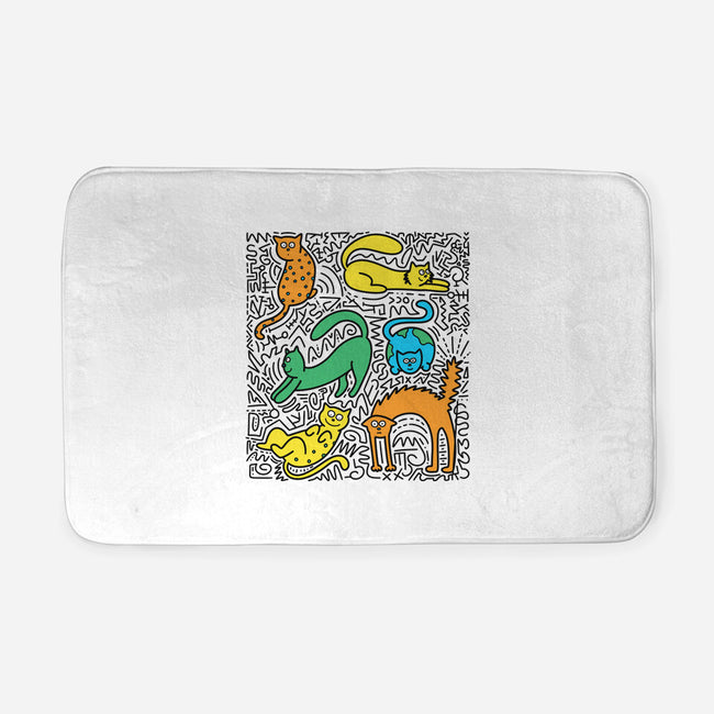 Kitty Haring-None-Memory Foam-Bath Mat-estudiofitas