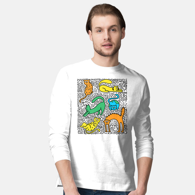 Kitty Haring-Mens-Long Sleeved-Tee-estudiofitas