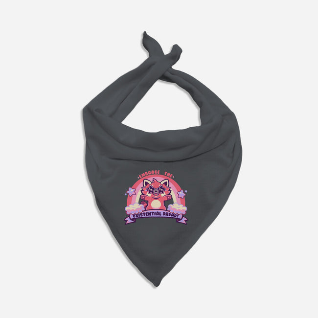 Embrace The Existential Dread-Cat-Bandana-Pet Collar-TechraNova