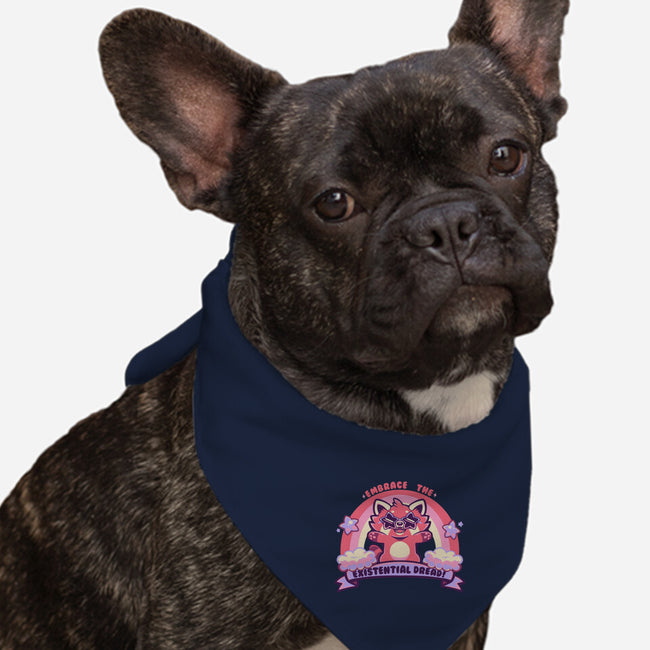 Embrace The Existential Dread-Dog-Bandana-Pet Collar-TechraNova