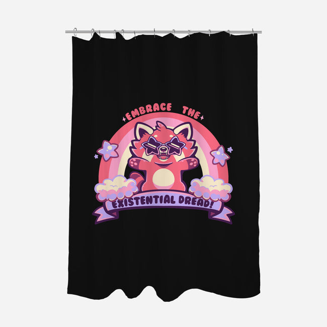 Embrace The Existential Dread-None-Polyester-Shower Curtain-TechraNova
