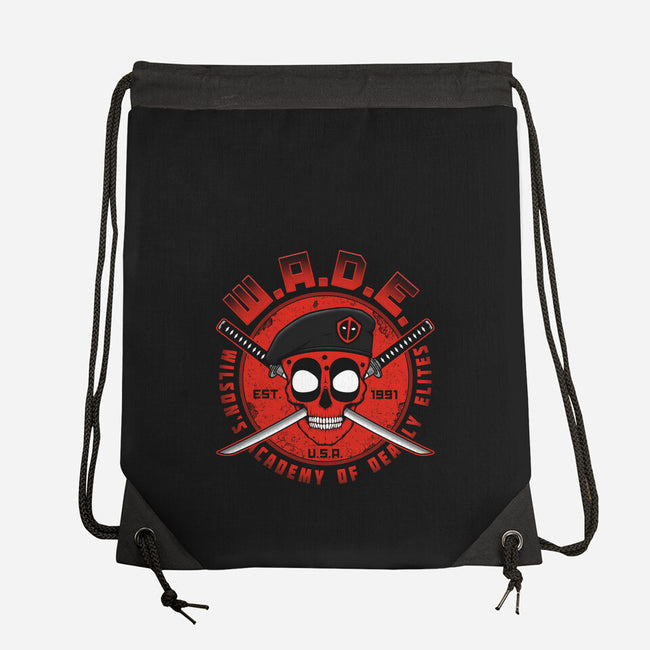 Wade Academy-None-Drawstring-Bag-pigboom