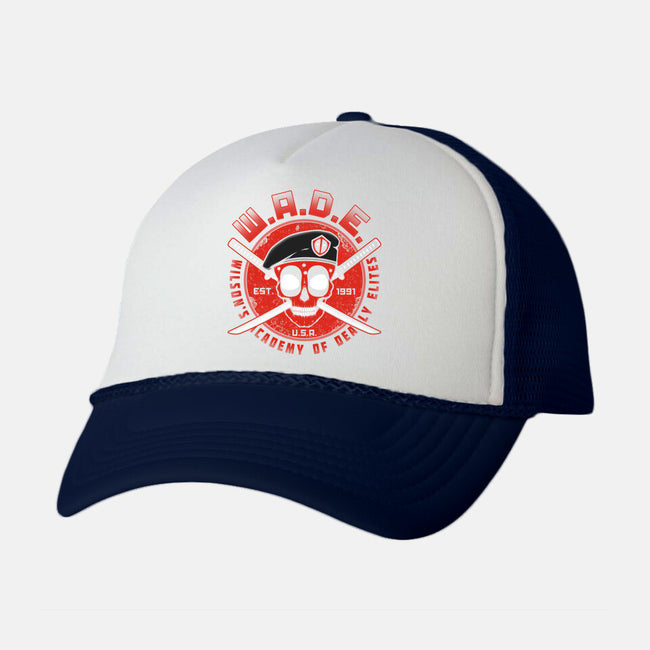 Wade Academy-Unisex-Trucker-Hat-pigboom