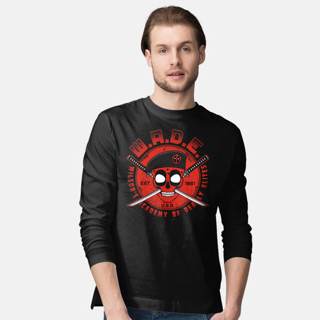 Wade Academy-Mens-Long Sleeved-Tee-pigboom