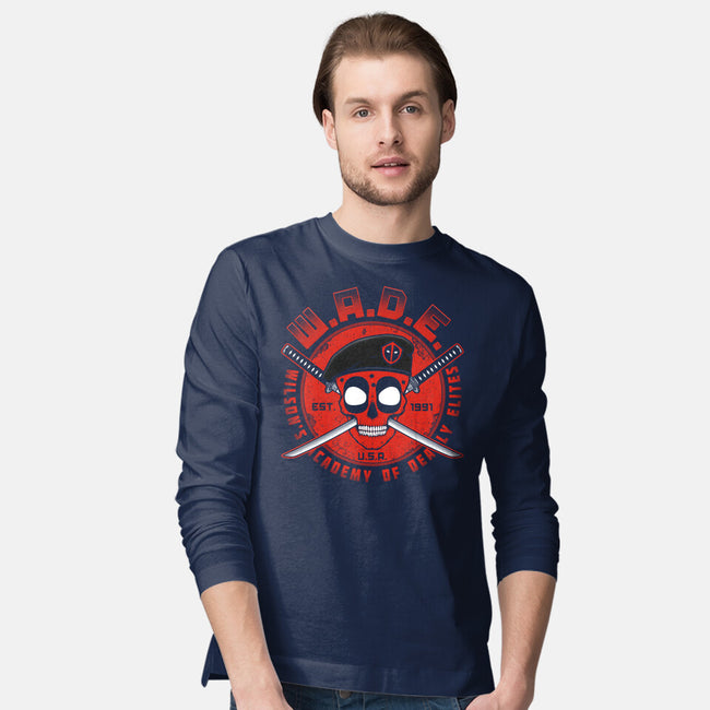 Wade Academy-Mens-Long Sleeved-Tee-pigboom