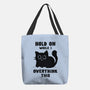 Hold On While I Overthink This-None-Basic Tote-Bag-kg07