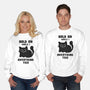 Hold On While I Overthink This-Unisex-Crew Neck-Sweatshirt-kg07