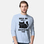 Hold On While I Overthink This-Mens-Long Sleeved-Tee-kg07