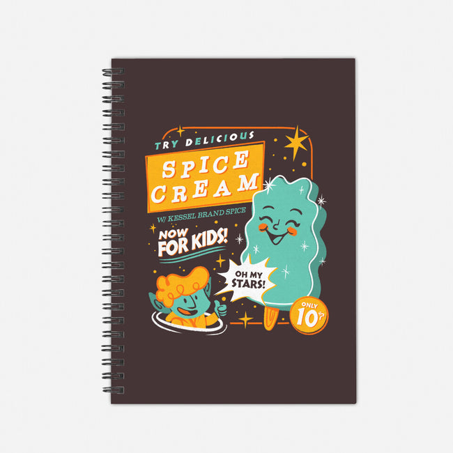 Try Delicious Spice Cream-None-Dot Grid-Notebook-Aarons Art Room