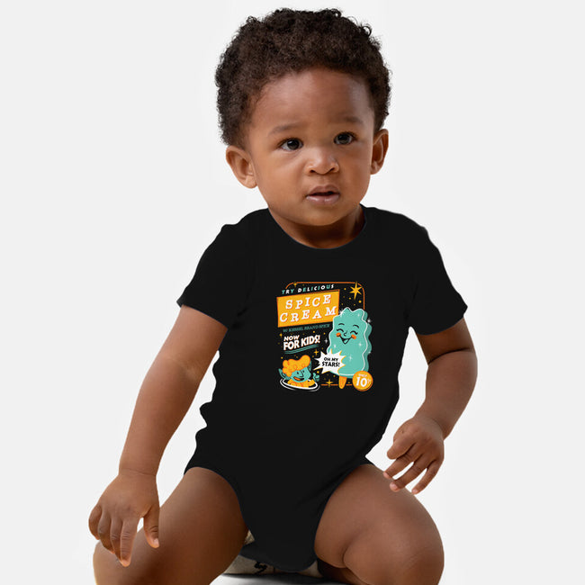 Try Delicious Spice Cream-Baby-Basic-Onesie-Aarons Art Room