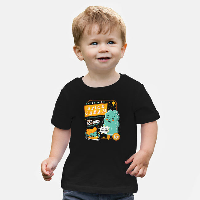 Try Delicious Spice Cream-Baby-Basic-Tee-Aarons Art Room
