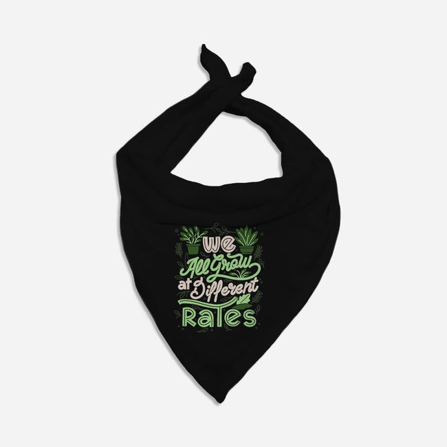 We All Grow At Different Rates-Dog-Bandana-Pet Collar-tobefonseca