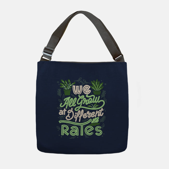 We All Grow At Different Rates-None-Adjustable Tote-Bag-tobefonseca