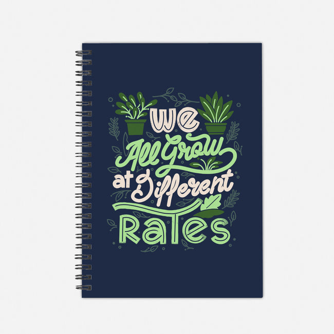 We All Grow At Different Rates-None-Dot Grid-Notebook-tobefonseca