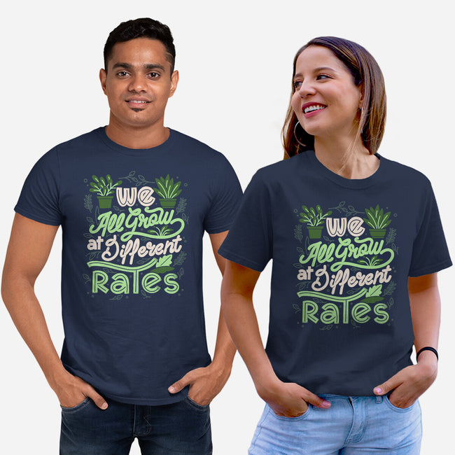 We All Grow At Different Rates-Unisex-Basic-Tee-tobefonseca