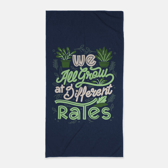 We All Grow At Different Rates-None-Beach-Towel-tobefonseca