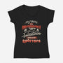 Leads Me To Rooftops-Womens-V-Neck-Tee-tobefonseca