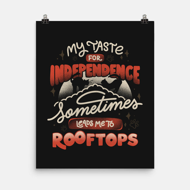 Leads Me To Rooftops-None-Matte-Poster-tobefonseca