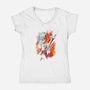 The Princess IRL-Womens-V-Neck-Tee-kharmazero