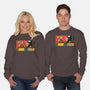 Airplane Slap-Unisex-Crew Neck-Sweatshirt-Raffiti