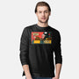 Airplane Slap-Mens-Long Sleeved-Tee-Raffiti