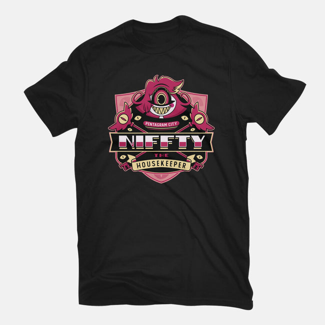 Niffty Housekeeper-Womens-Fitted-Tee-LAGELANTEE